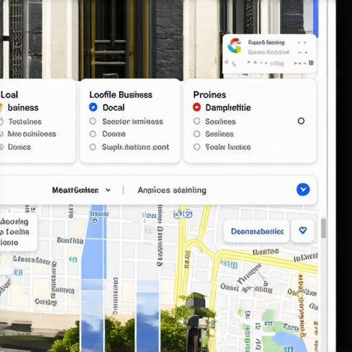 Local business profile with multimedia elements and analytics insights
