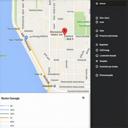 Google Maps Local Business Dashboard Screenshot of Google Maps dashboard highlighting local business listings in San Diego.