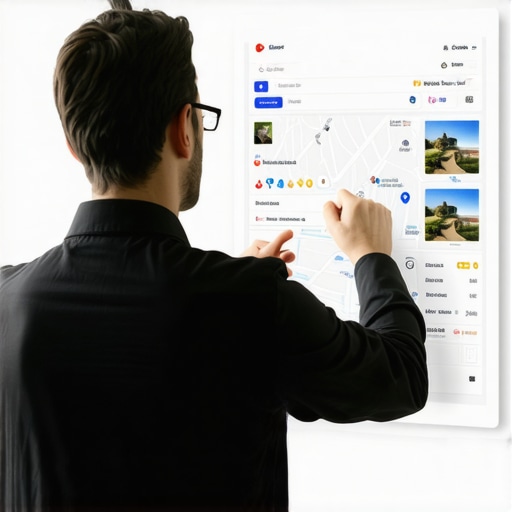 Business owner adding photos and responding to reviews on Google Maps
