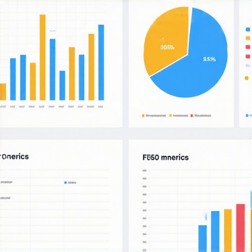 Analyzing local SEO performance with a detailed chart