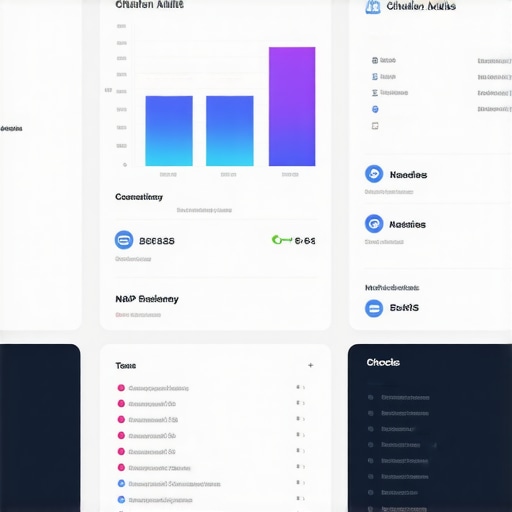 Screenshot of BrightLocal's citation audit interface showing citation consistency and tracking features.