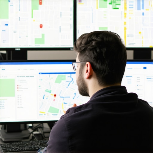 SEO expert reviewing local search performance with San Diego and Chula Vista maps