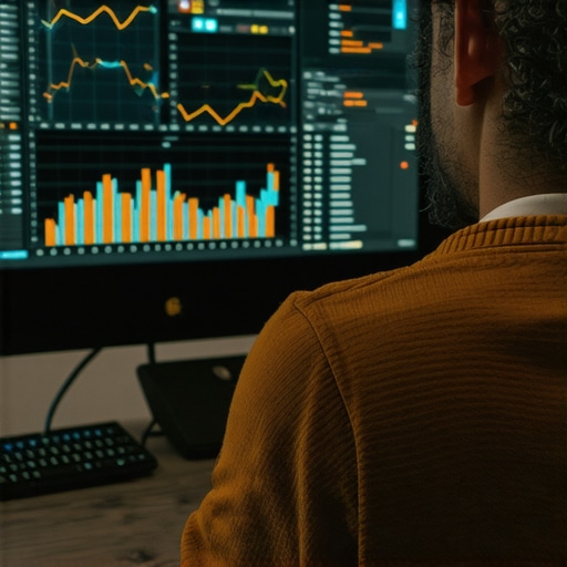 Effective Local SEO Management Tools Person analyzing SEO metrics on a laptop with charts and data displays