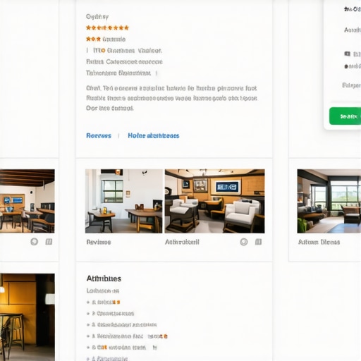 Screenshot of an optimized Google My Business dashboard showing categories, reviews, and photos.